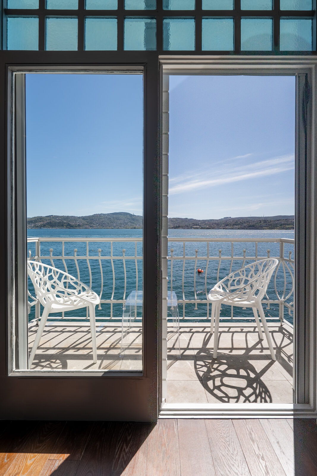 Terrace overlooking the Bosphorus